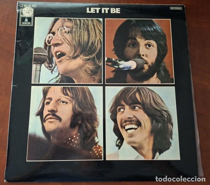 Discos de vinilo: The Beatles &ndash; Let it be - ODEON J 062-04.433 &ndash; 1971