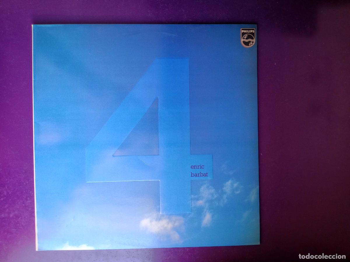 Discos de vinilo: Enric Barbat &lrm;&ndash; Quatre 4 - LP PHILIPS 1983 - ELECTRONICA, EXPERIMENTAL, FOLK POP MEDITERRANEO