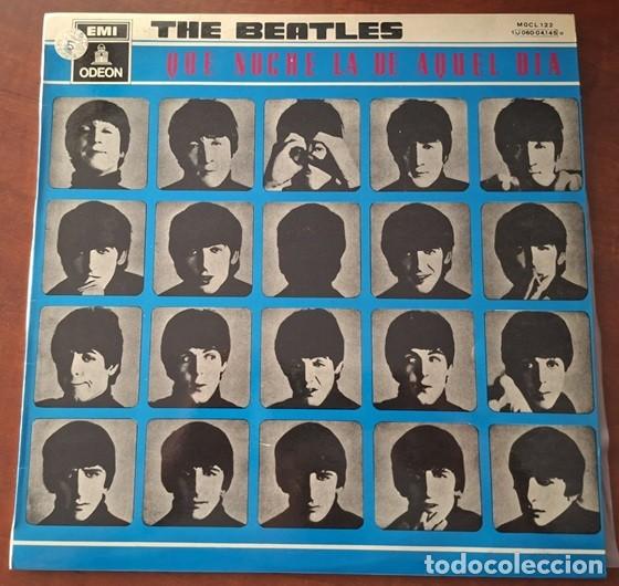 Discos de vinilo: The Beatles &ndash; Qu&eacute; noche la de aquel d&iacute;a - ODEON MOCL 122 / J 060-04.145 &ndash; Edici&oacute;n de 1969