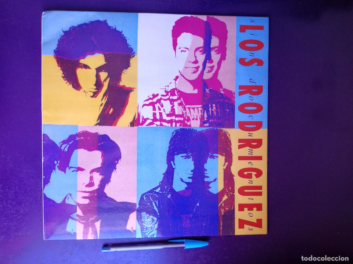 Discos de vinilo: Los Rodriguez &lrm;&ndash; Sin Documentos - LP GASA 1993 - EDICION ORIGINAL CON MUY POCO USO - CALAMARO