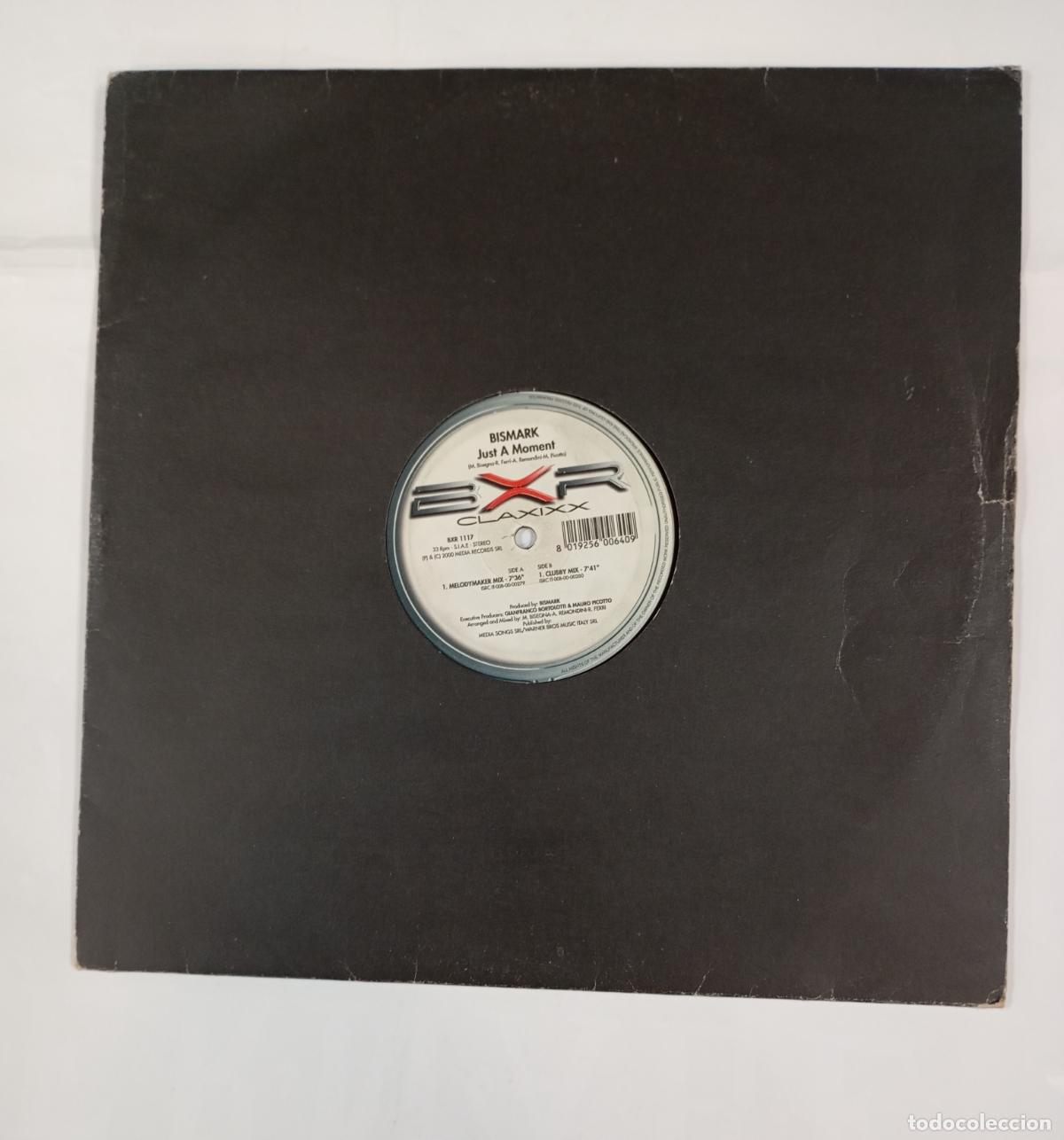 Discos de vinilo: BISMARK JUST A MOMENT. MELODY MAKER MIX. MAXI-SINGLE. TDKDA62