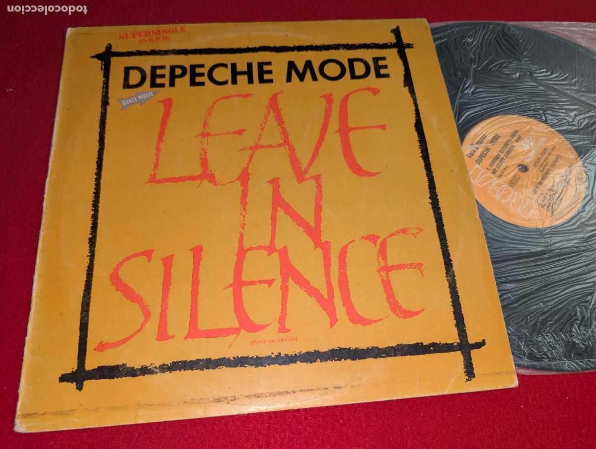 Discos de vinilo: DEPECHE MODE Leave in silence/Further excerpts from:My secret garden +1 12'' MX 1982 RCA SPAIN *