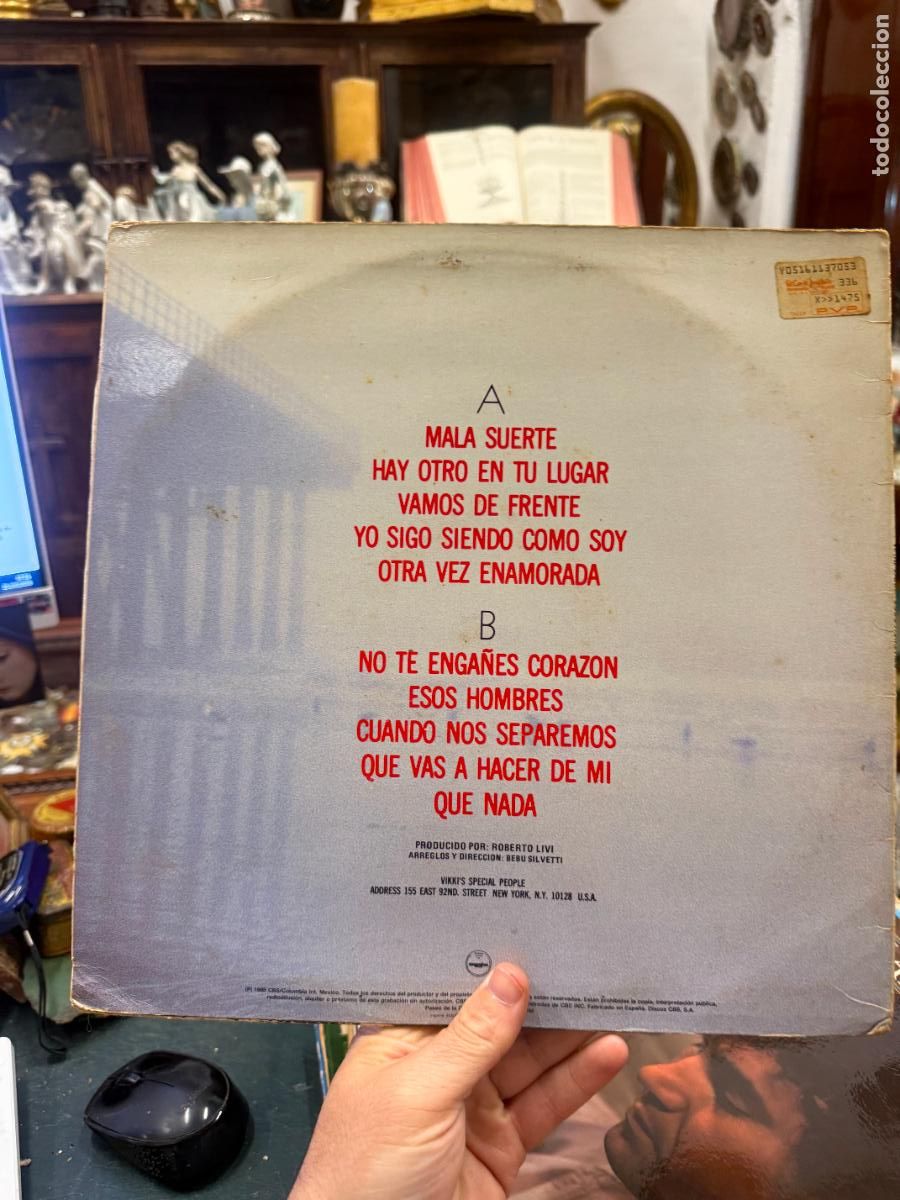 Discos de vinilo: LP VIKKI CARR - ESOS HOMBRES - Foto 2