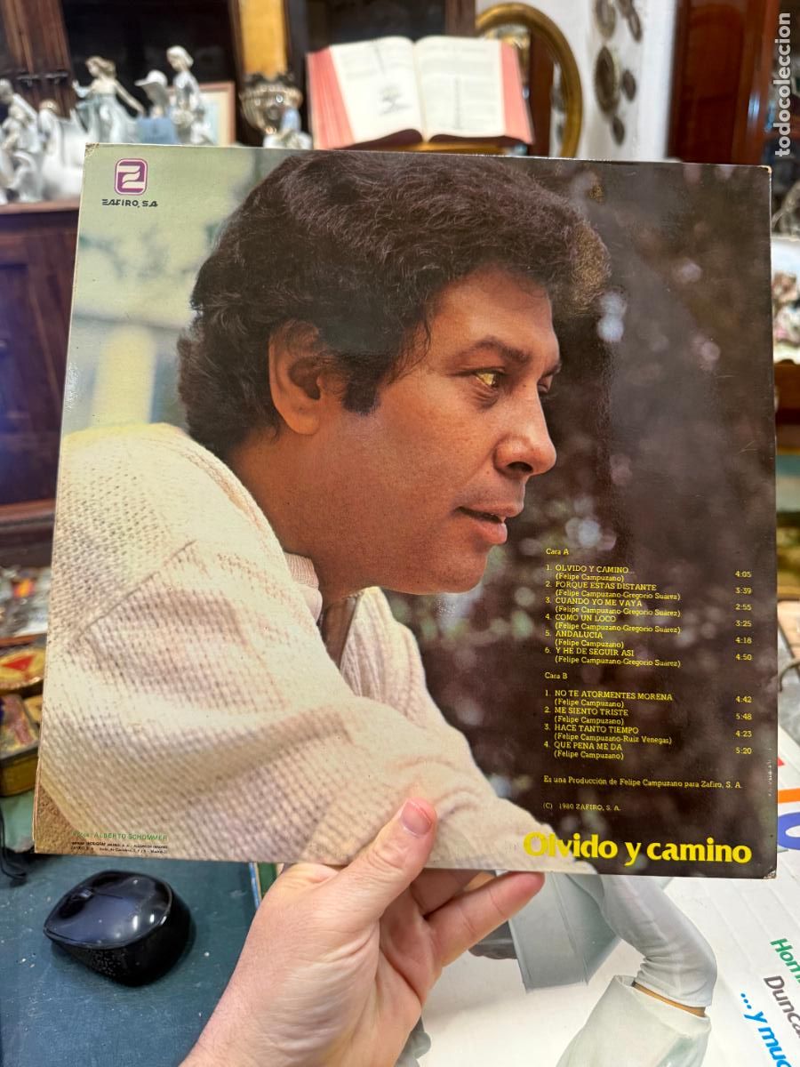 Discos de vinilo: LP MONCHO - OLVIDO Y CAMINO - Foto 2