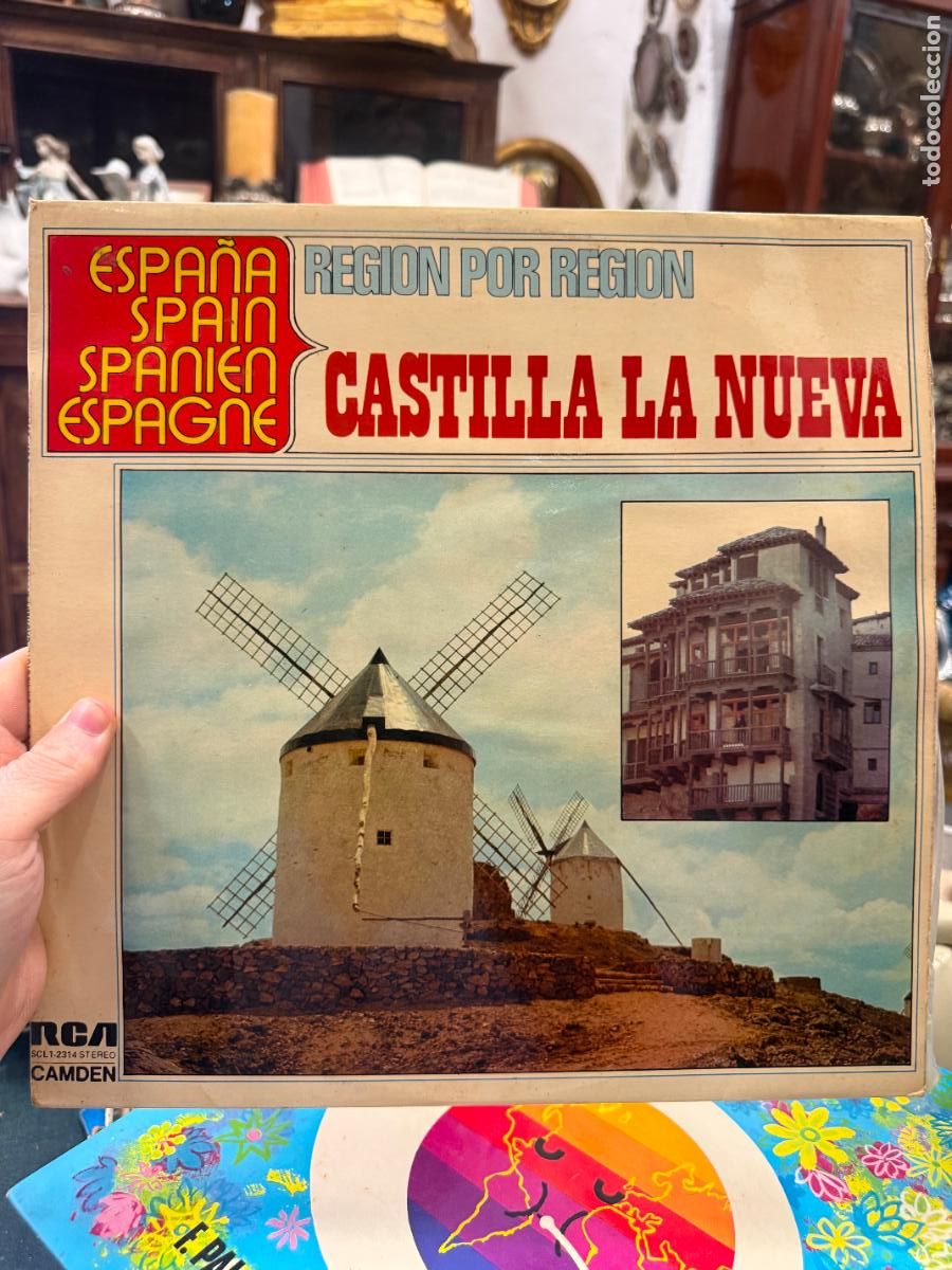 Discos de vinilo: LP CASTILLA LA NUEVA - ESPA&Ntilde;A - REGION POR REGION