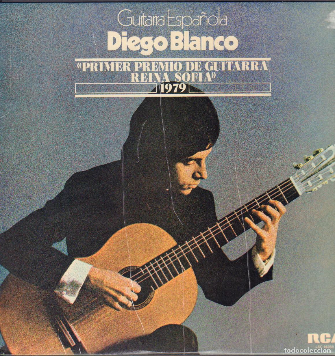 Discos de vinilo: DIEGO BLANCO (PRIMER PREMIO DE GUITARRA &rdquo;REINA SOFIA 1979&rdquo; / BURGALESA.../ LP RCA 1979 RF-27030