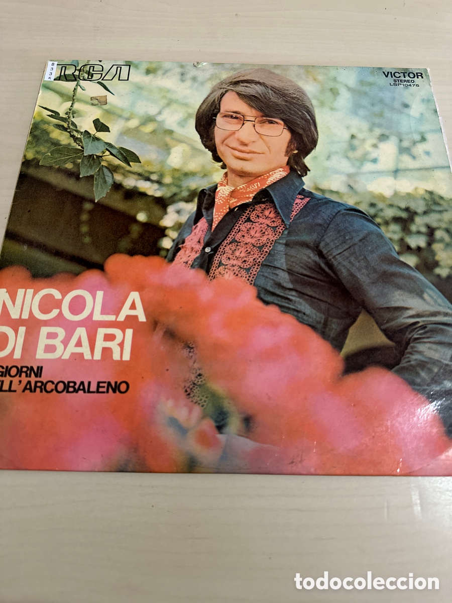 Discos de vinilo: VIN8335 nicola di Bari i giorni dell arcobaleno vinilo segunda mano
