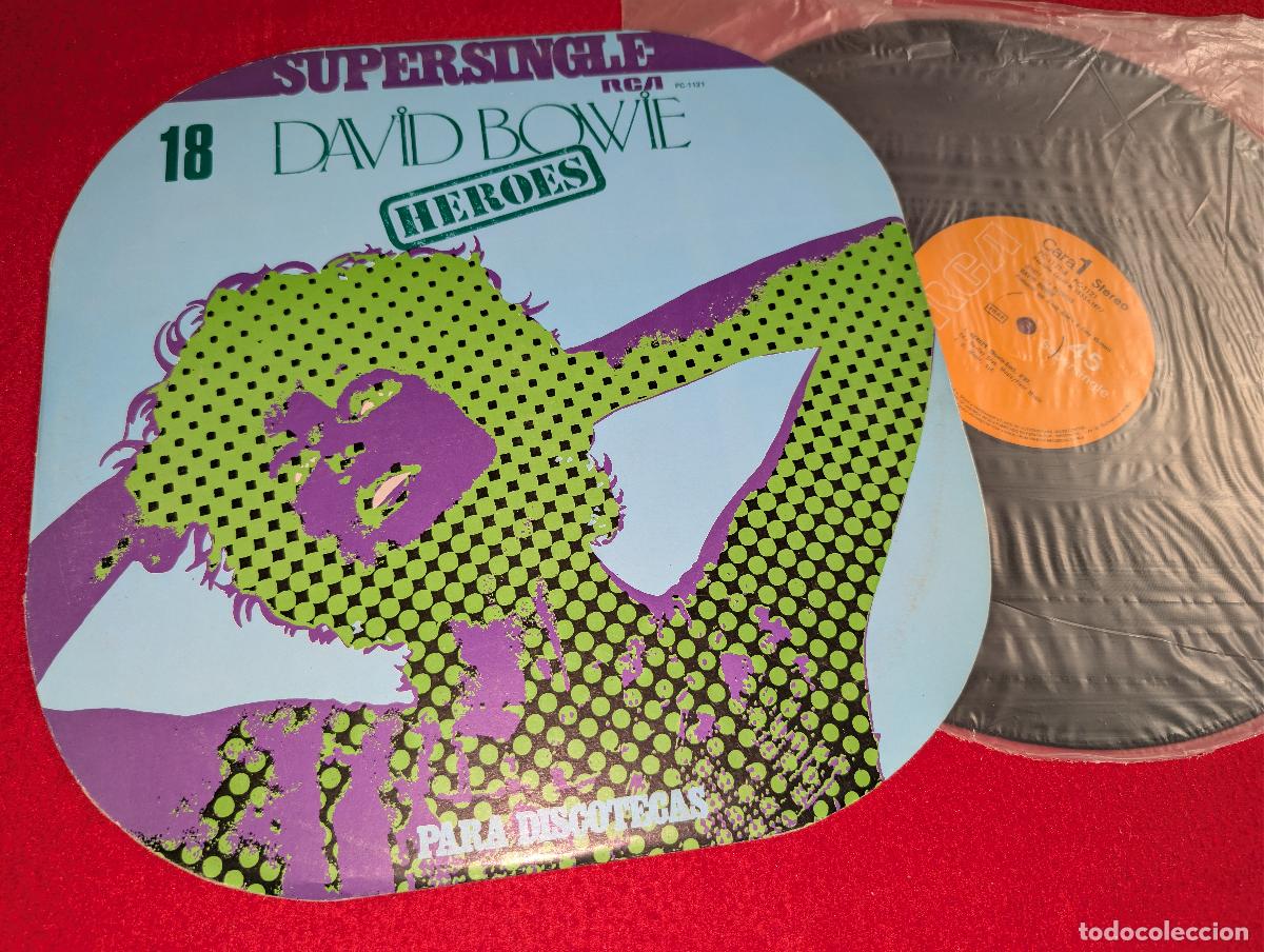 Discos de vinilo: DAVID BOWIE Heroes/V-2 Schneider 12'' MX 1977 RCA ESPA&Ntilde;A SPAIN *