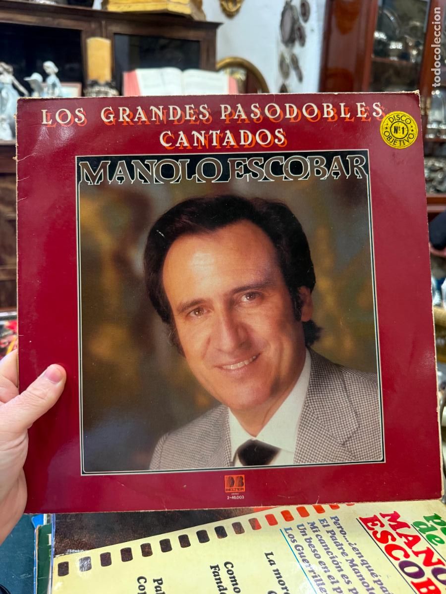 Discos de vinilo: LP LOS GRANDES PASODOBLES CANTADOS DE MANOLO ESCOBAR