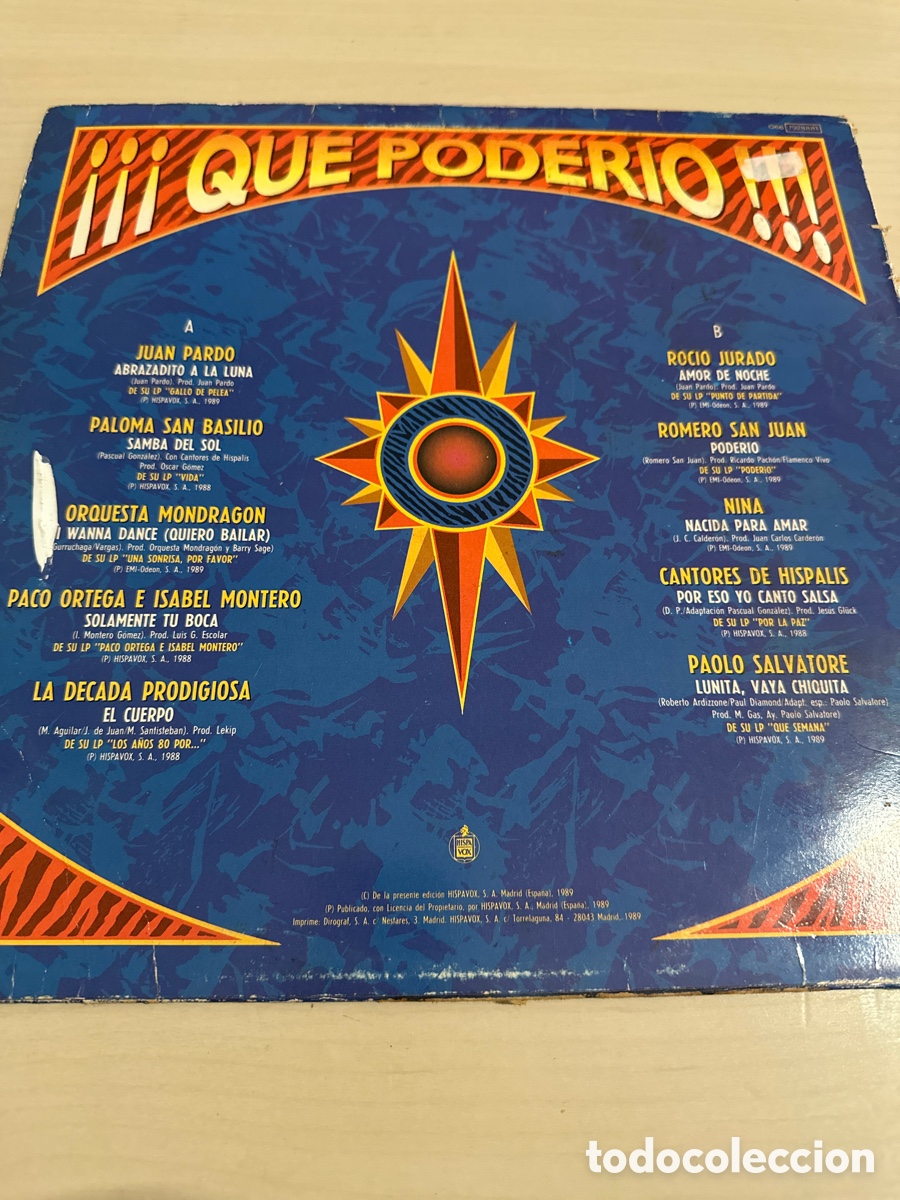Discos de vinilo: VIN8354 que poder&iacute;o vinilo segunda mano - Foto 2