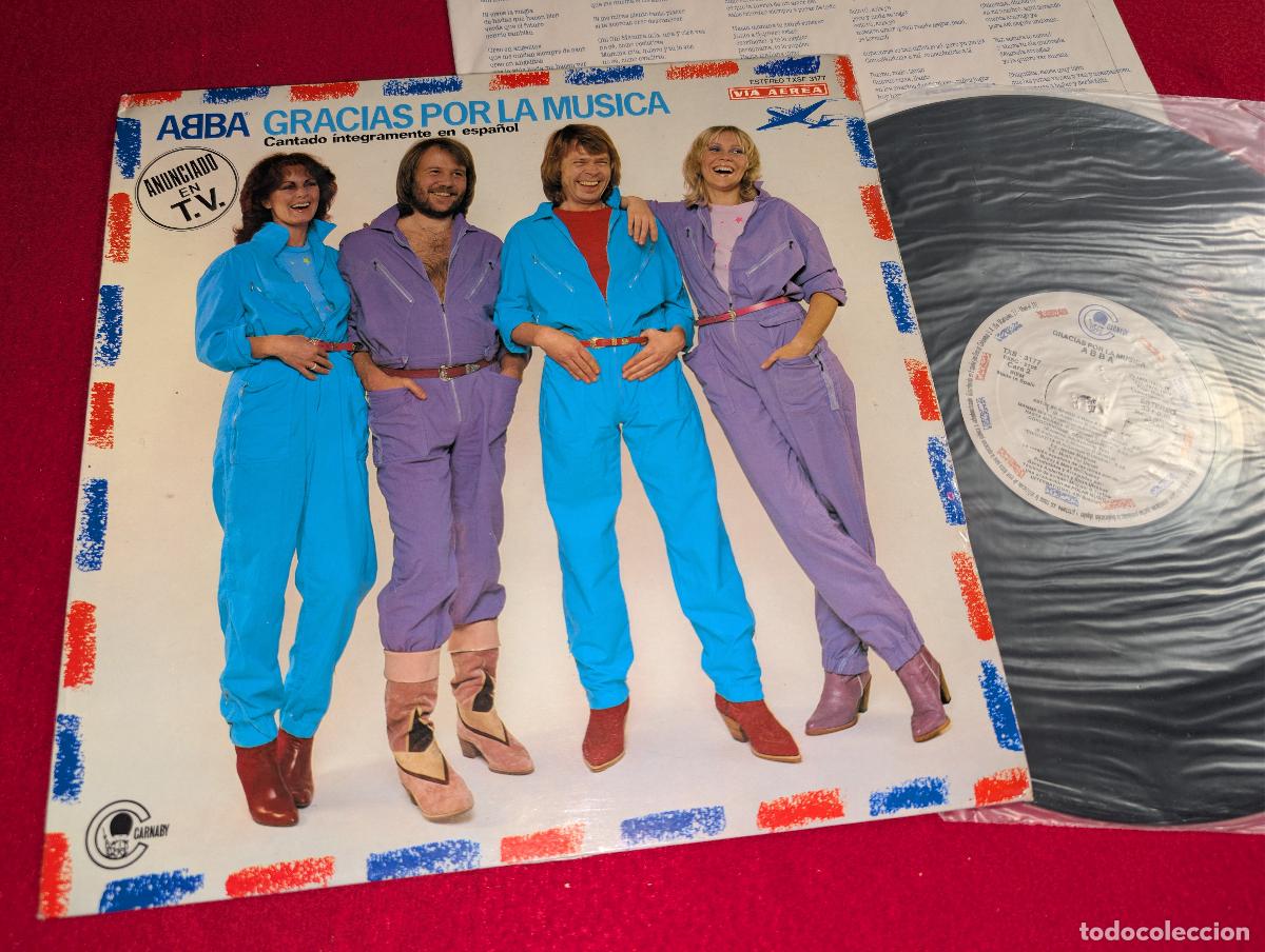 Discos de vinilo: ABBA Gracias por la musica LP 1980 Carnaby ESPA&Ntilde;A SPAIN