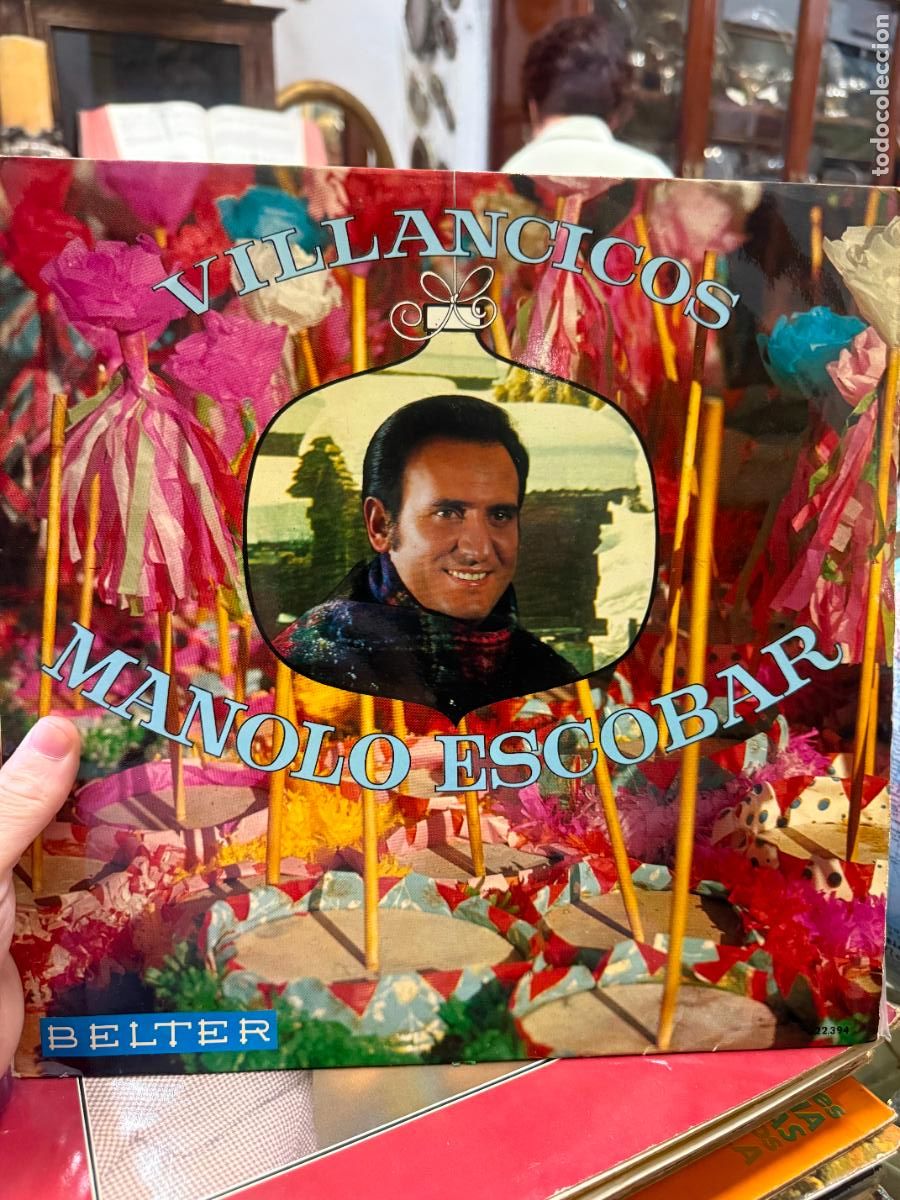 Discos de vinilo: LP VILLANCICOS MANOLO ESCOBAR