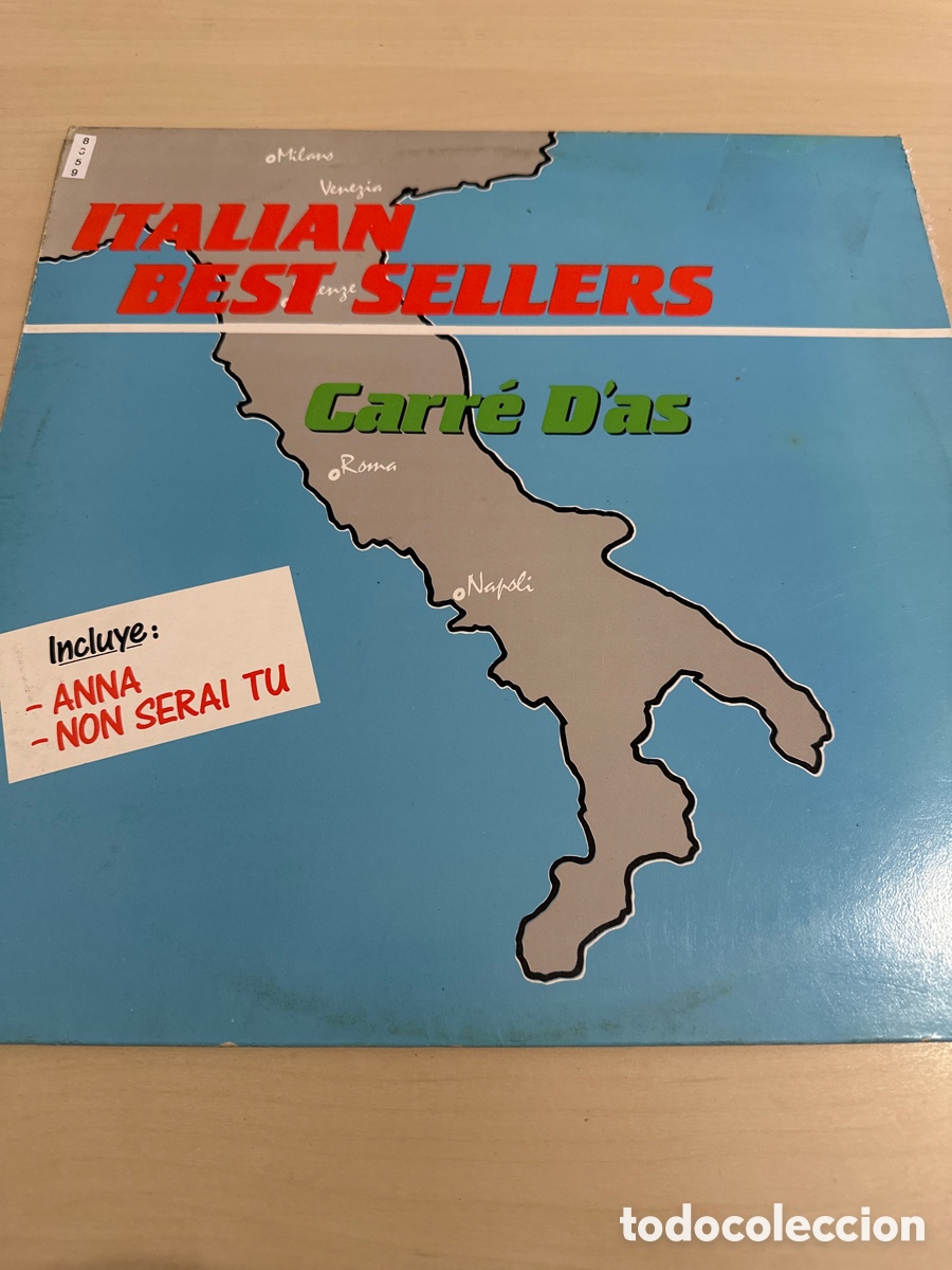 Discos de vinilo: VIN8359 italian best sellers carre d&rsquo;as vinilo segunda mano