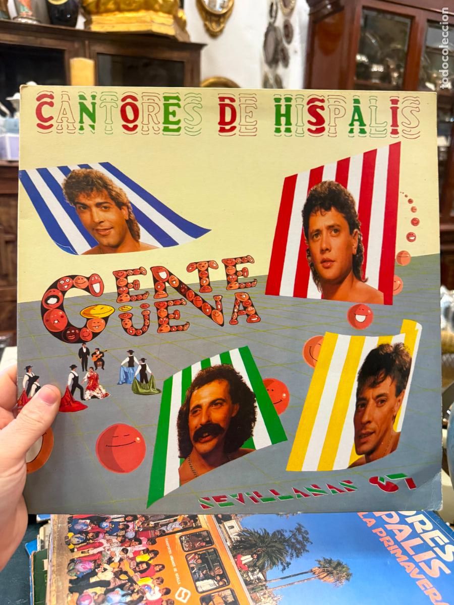 Discos de vinilo: LP CANTORES DE HISPALIS - GENTE GUENA - SEVILLANAS 87