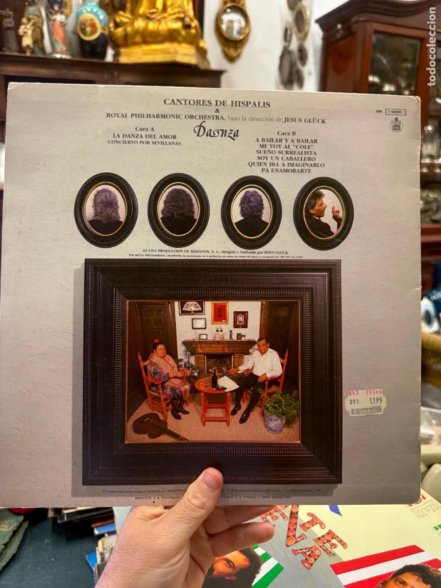 Discos de vinilo: LP CANTORES DE HISPALIS & ROYAL PHILHARMONIC ORCHESTRA - Foto 2