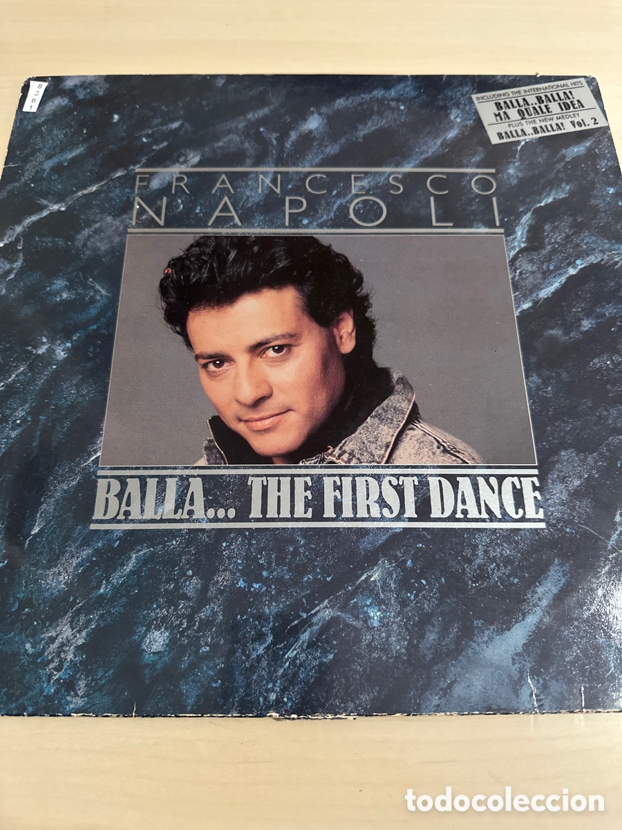 Discos de vinilo: VIN8361 francesco napoli balla the first dance vinilo segunda mano