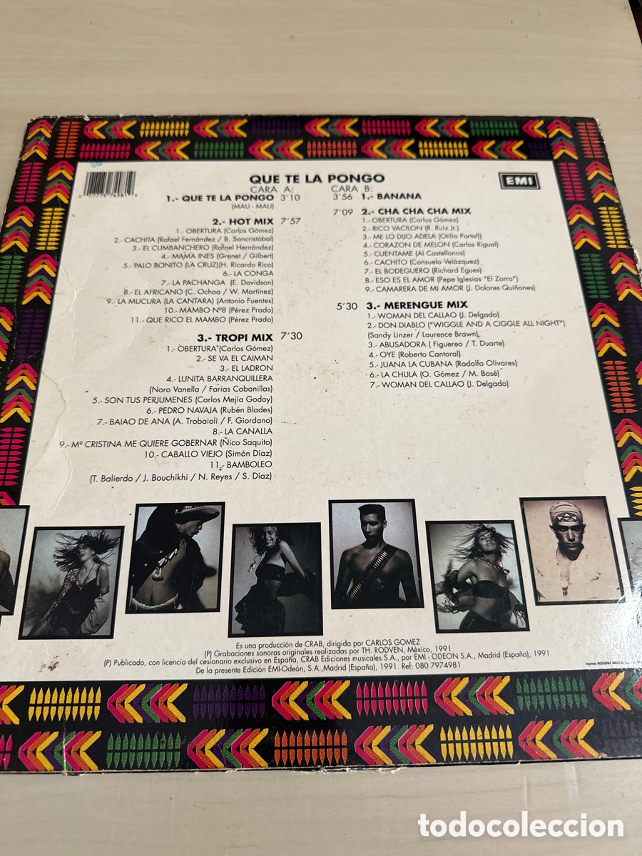 Discos de vinilo: VIN8366 garibaldi que te la pongo vinilo segunda mano - Foto 2
