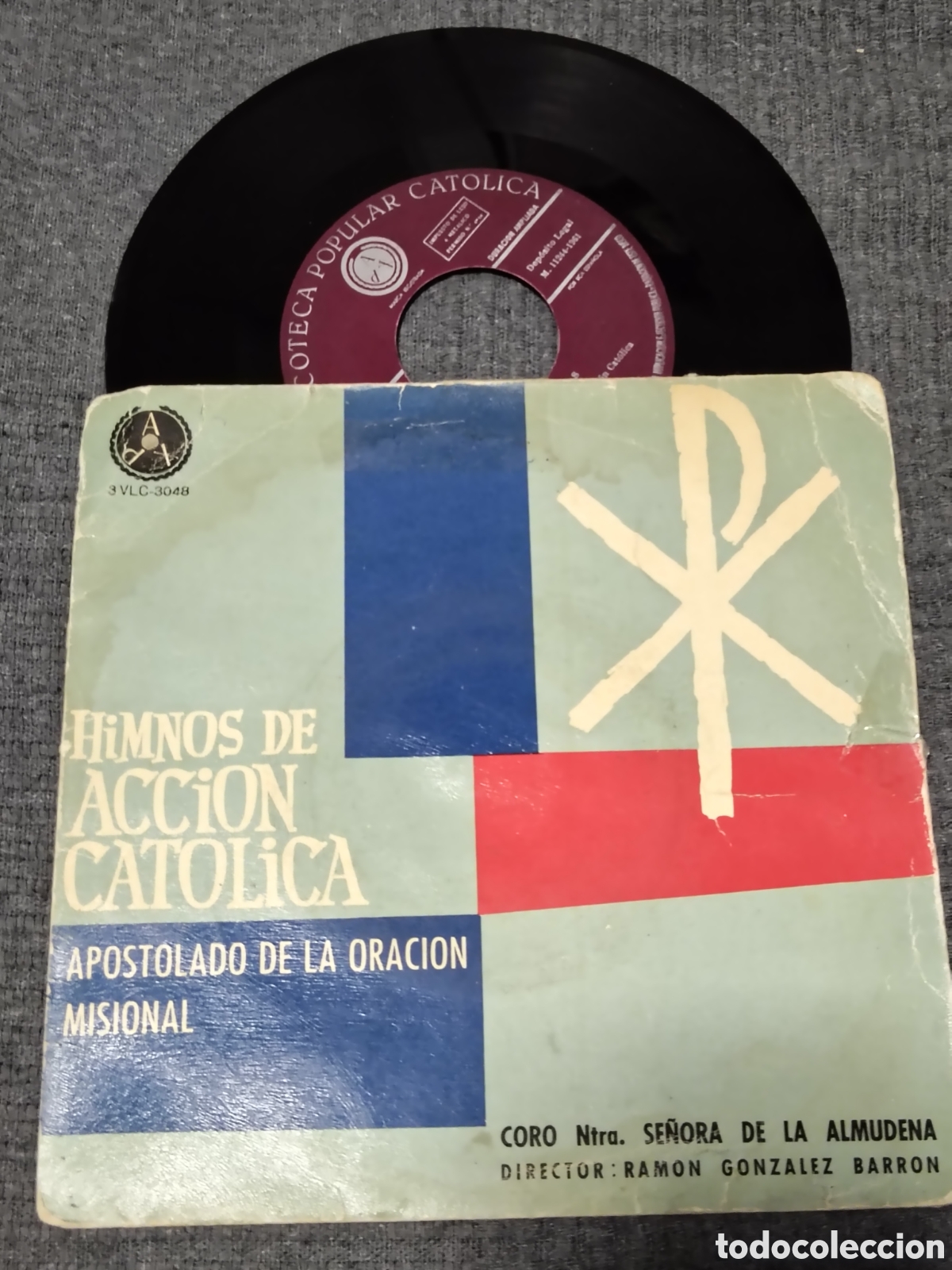 Discos de vinilo: Himnos de Acci&oacute;n Cat&oacute;lica / Apostolado de la Oraci&oacute;n Misional&rdquo;