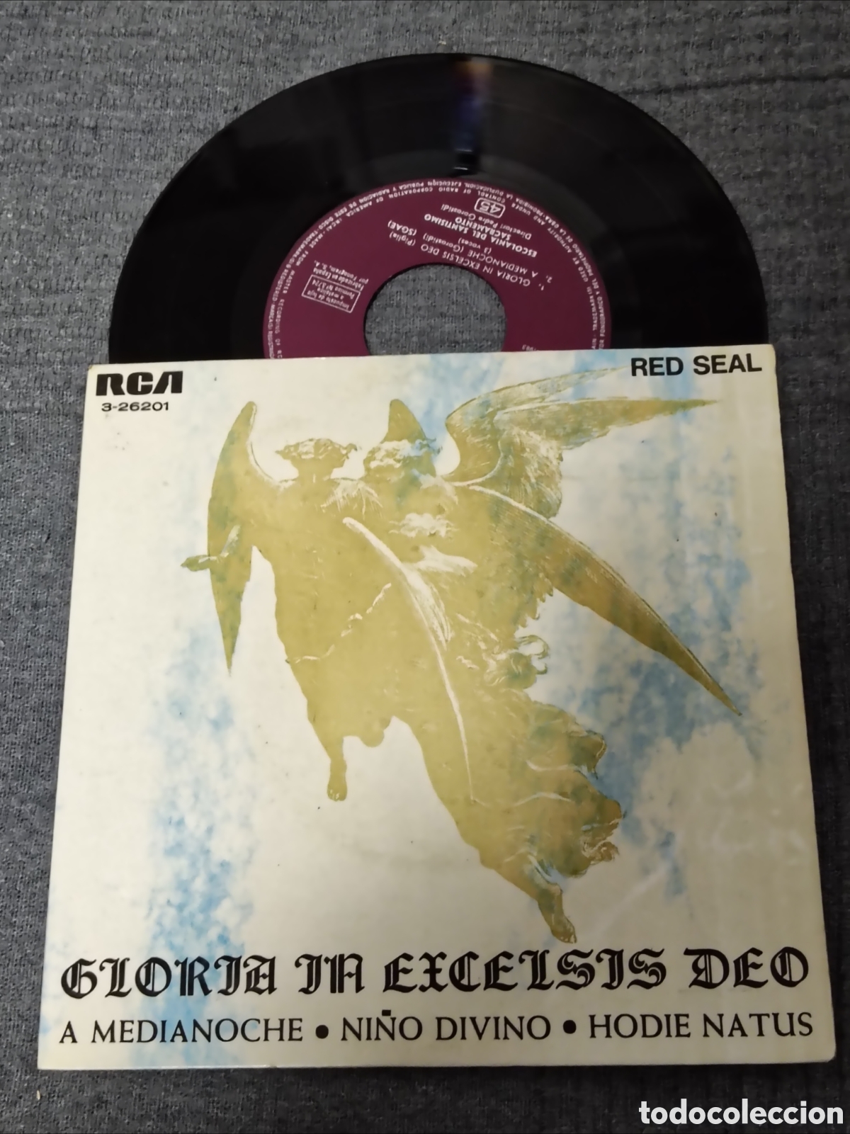 Discos de vinilo: Escolan&iacute;a del Sant&iacute;simo Sacramento, titulado Gloria in Excelsis Deo