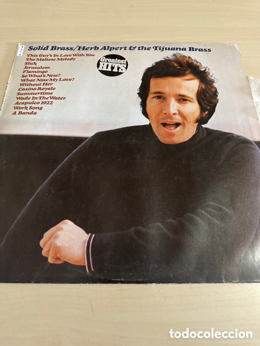 Discos de vinilo: VIN8375 solid brass herb alpert the Tijuana brass vinilo segunda mano