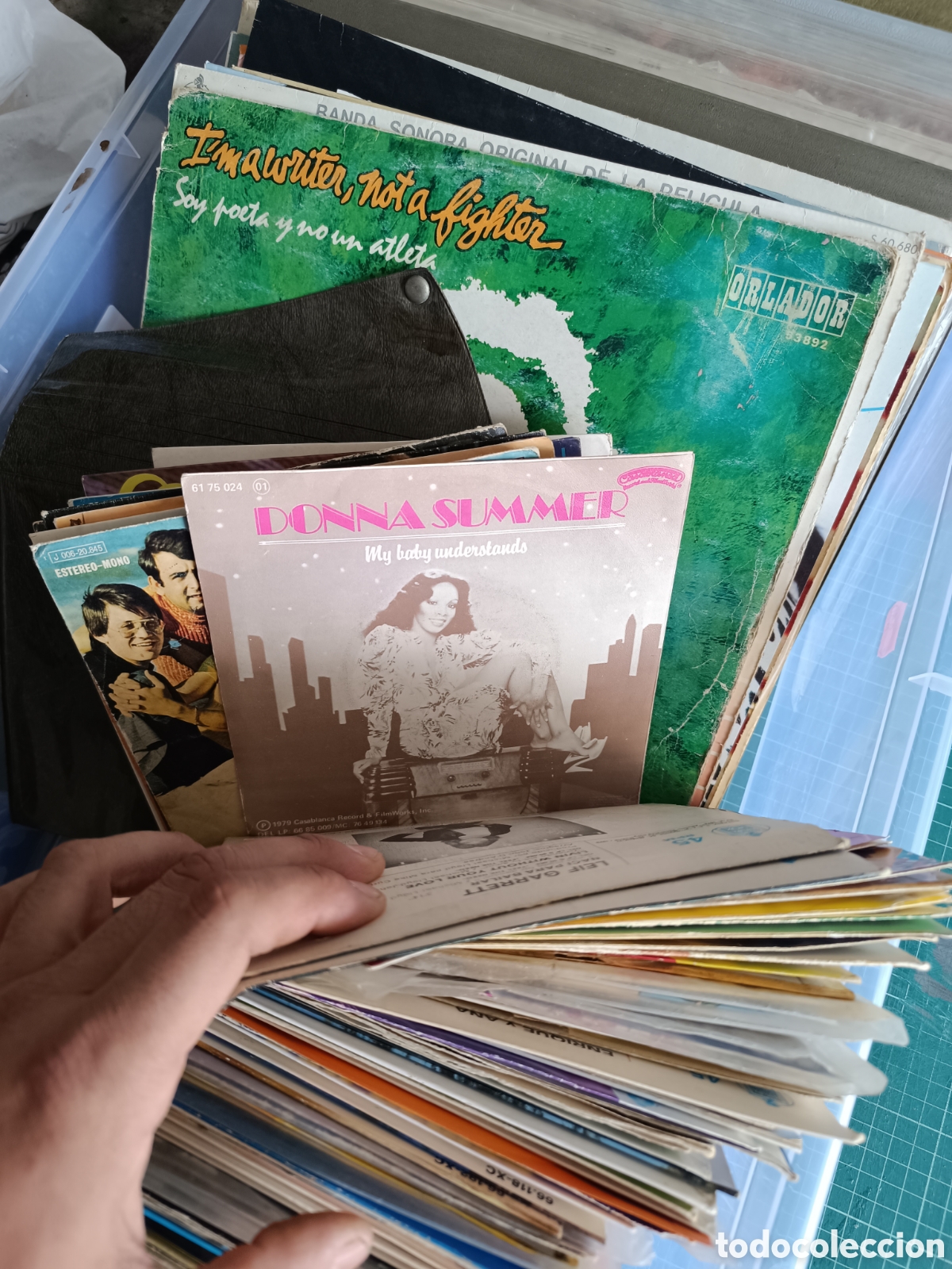 Discos de vinilo: Lote de vinilos grandes y peque&ntilde;os - Foto 2