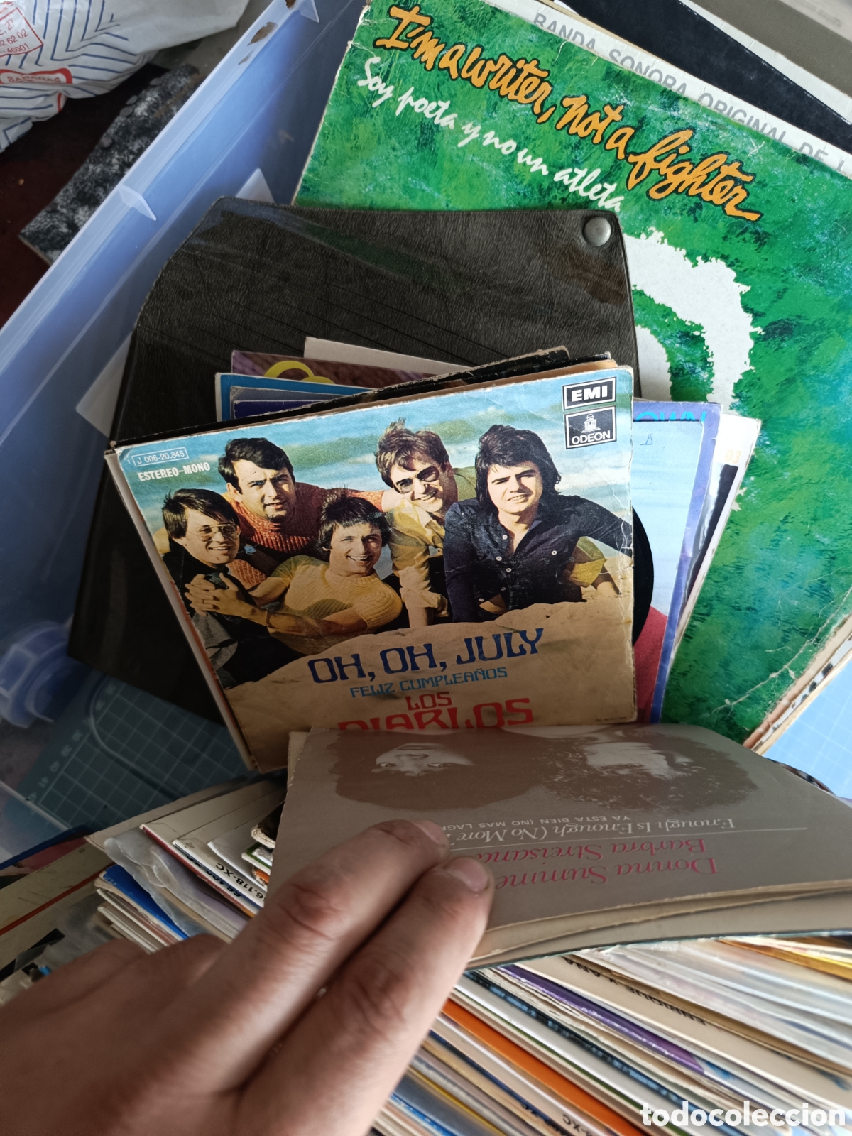 Discos de vinilo: Lote de vinilos grandes y peque&ntilde;os - Foto 3