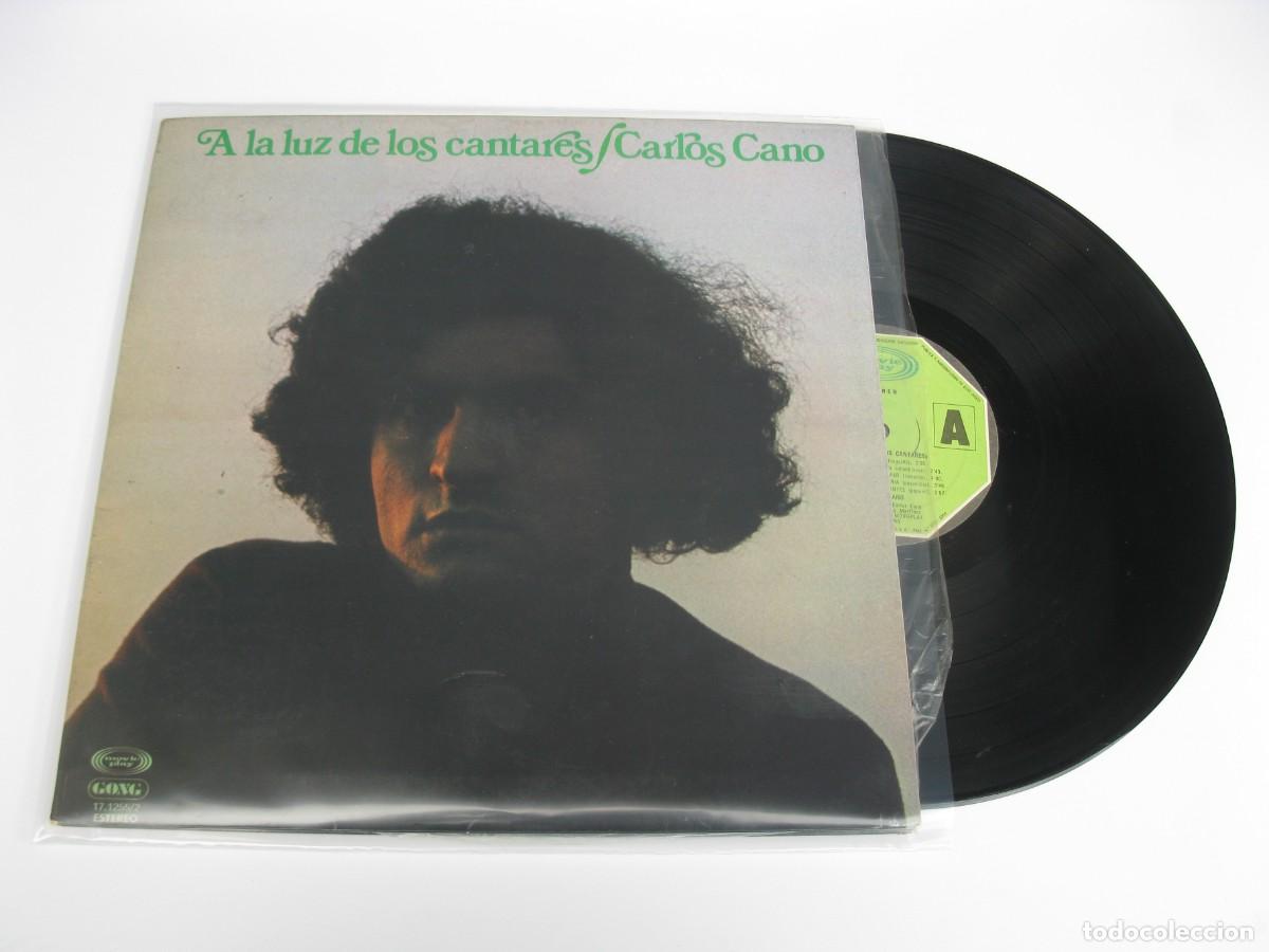 Discos de vinilo: LP - CARLOS CANO - A LA LUZ DE LOS CANTARES - MOVIEPLAY - A&Ntilde;O 1977.