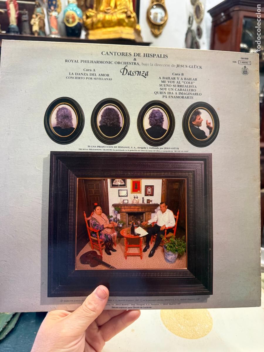 Discos de vinilo: LP CANTORES DE HISPALIS & ROYAL PHILHARMONIC ORCHESTRA - Foto 2