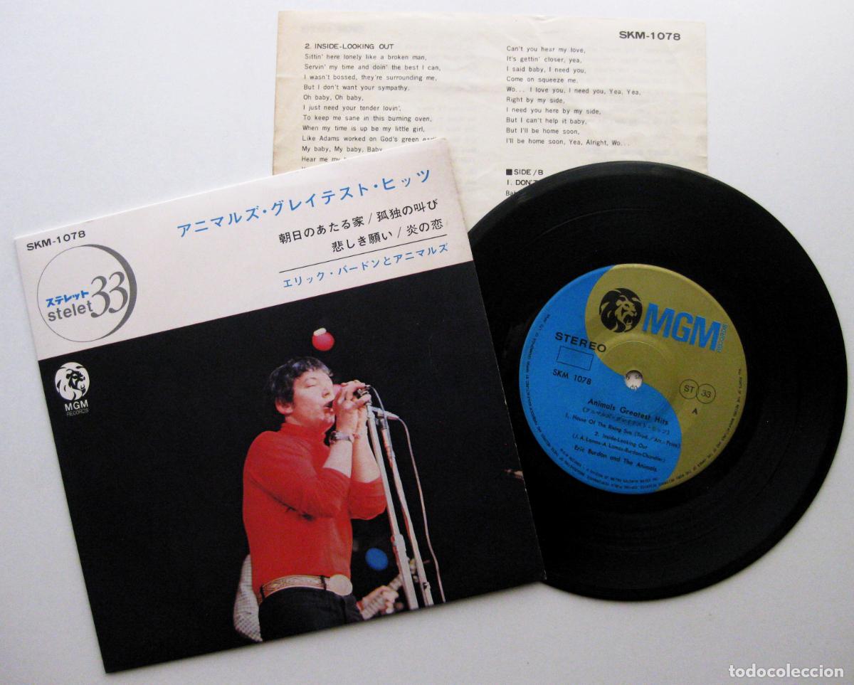 Discos de vinilo: Eric Burdon And The Animals - Animals Greatest Hits - EP MGM 1967 Japan Japon (Edici&oacute;n Japonesa) BPY