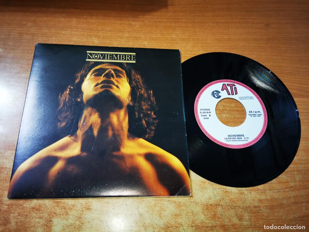 Discos de vinilo: NOVIEMBRE Lejos del mar SINGLE VINILO PROMO DEL A&Ntilde;O 1991 MISMO TEMA