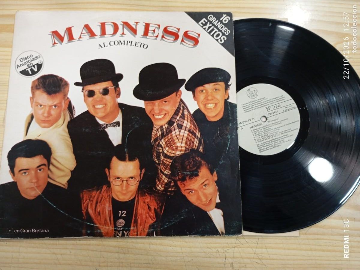 Discos de vinilo: Lp - Madness - Al Completo - 16 Grandes Exitos - Foto 1