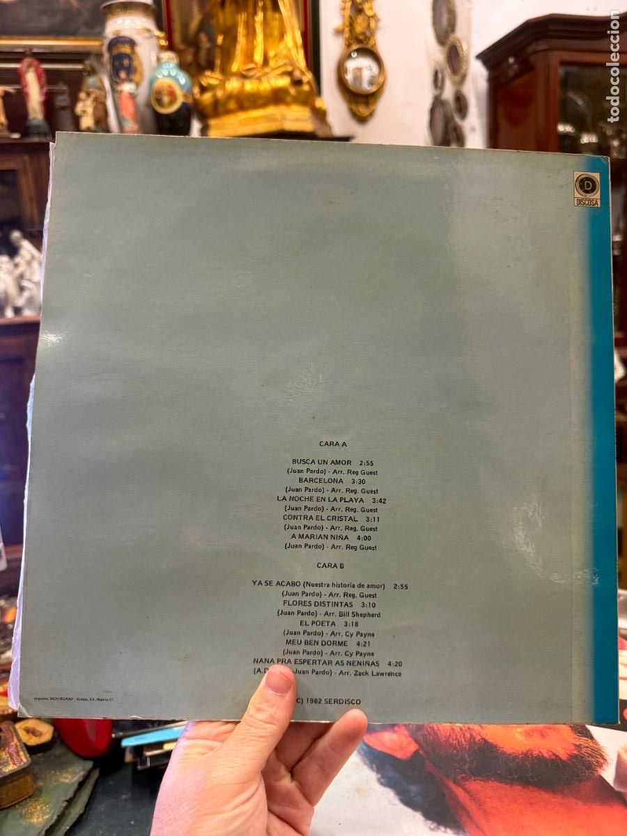 Discos de vinilo: LP JUAN PARDO - BUSCA UN AMOR - Foto 2