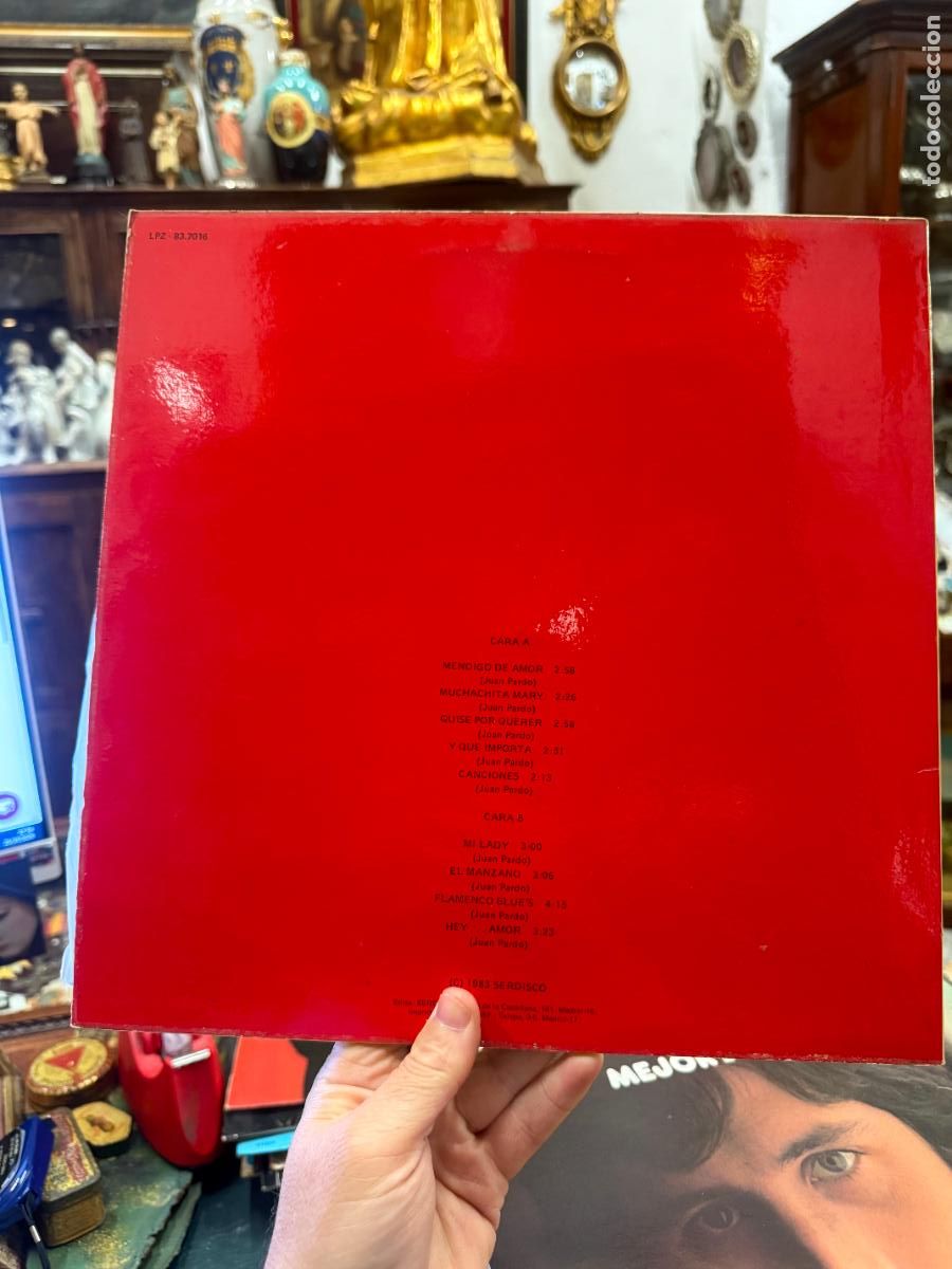 Discos de vinilo: LP JUAN PARDO - MENDIGO DE AMOR - Foto 2