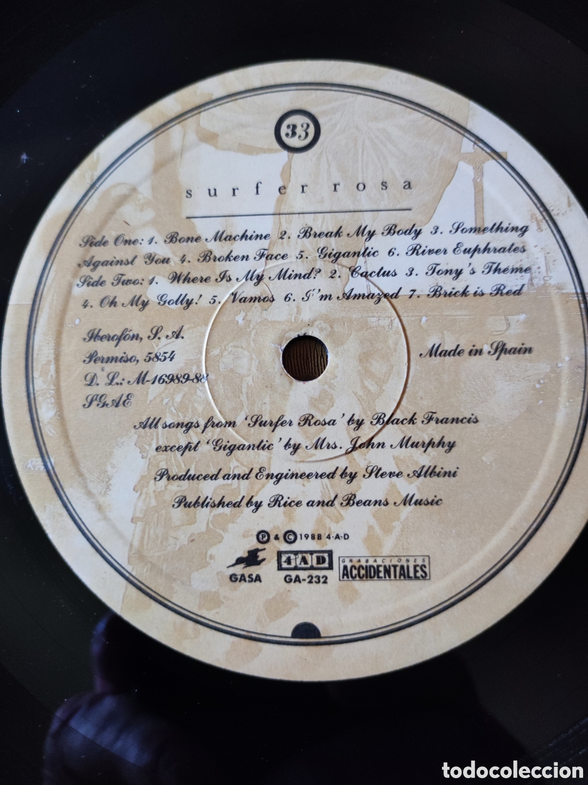 Discos de vinilo: PIXIES - SURFER ROSA (1988) - Foto 5