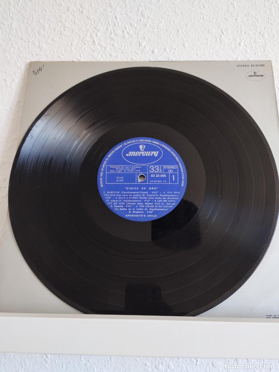 Discos de vinilo: Disco de Vinilo de Aphrodites Child &rdquo;Disco de Oro&rdquo; - Foto 3