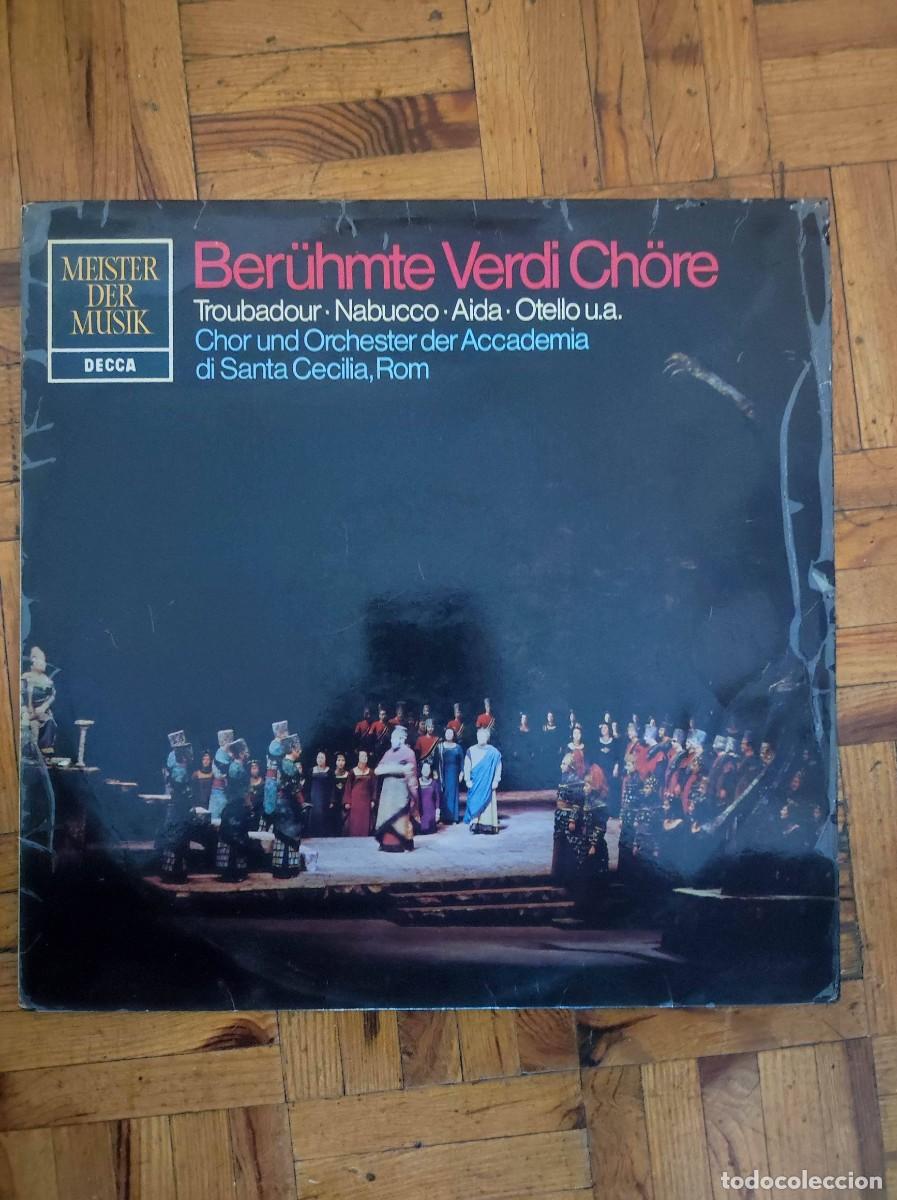 Discos de vinilo: Vinilo LP Ber&uuml;hmte Verdi Ch&ouml;re - Accademia Di Santa Cecilia (Edici&oacute;n Suiza)