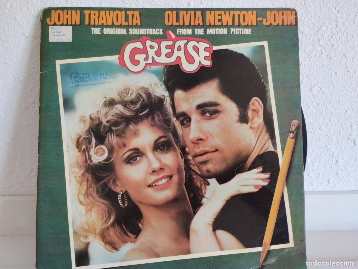 Discos de vinilo: Disco de Vinilo de John Travolta - Olivia Newton John &rdquo;Grease&rdquo; &rdquo;Broad Streer&rdquo;