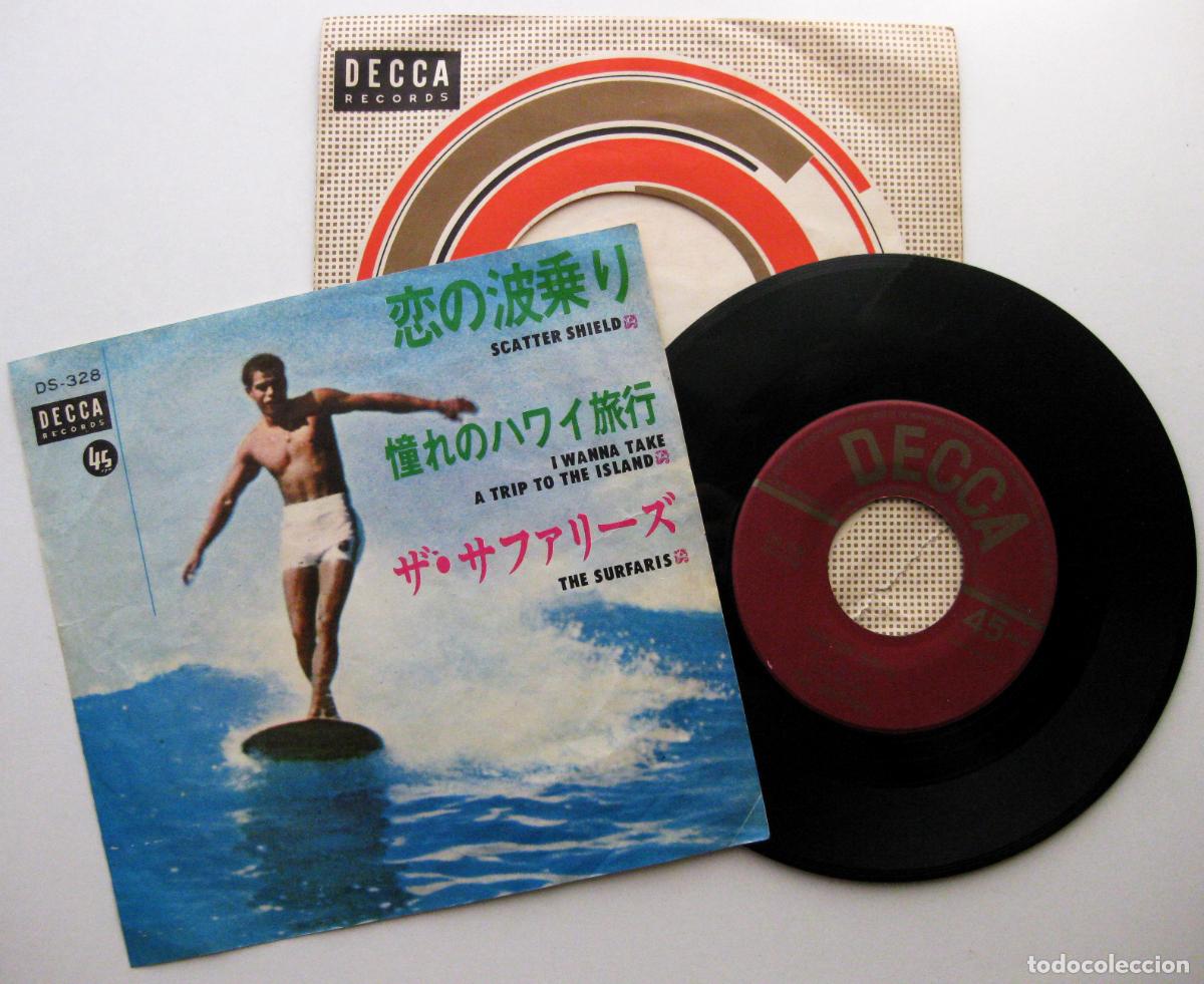 Discos de vinilo: The Surfaris - Scatter Shield - Single Decca 1964 Japan Japon (Edici&oacute;n Japonesa) BPY