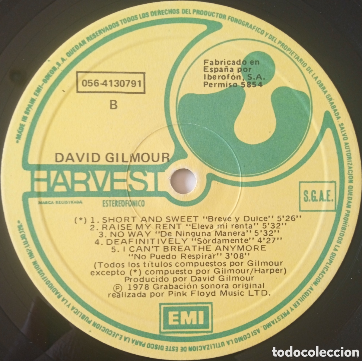 Discos de vinilo: Disco de vinilo David Gilmour - Foto 4