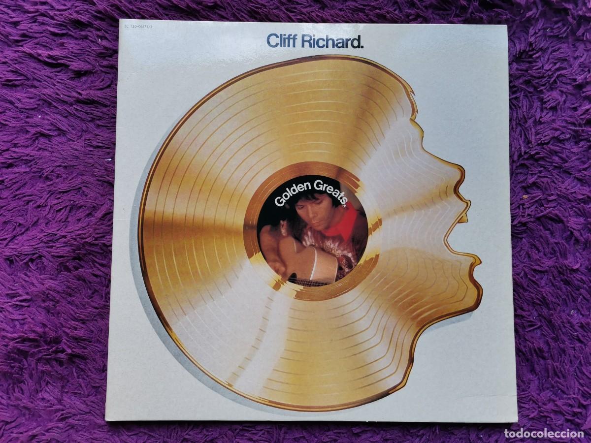 Discos de vinilo: Cliff Richard &ndash; 40 Golden Greats 2 x Vinilo LP 1978 France Gatefold 2C 150-06571/2