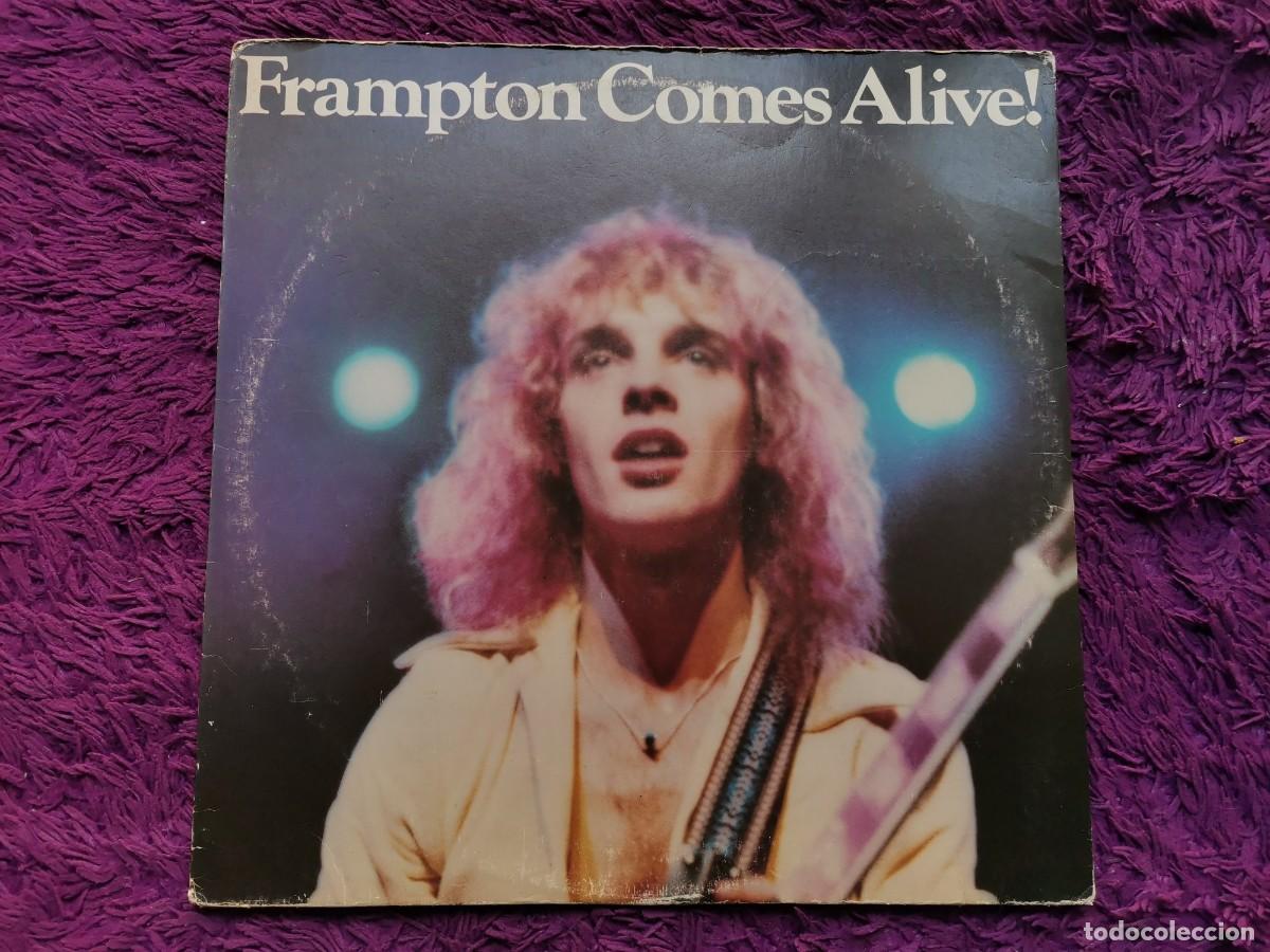 Discos de vinilo: Peter Frampton &ndash; Frampton Comes Alive! 2 x Vinilo LP 1976 UK Gatefold AMLM 63703