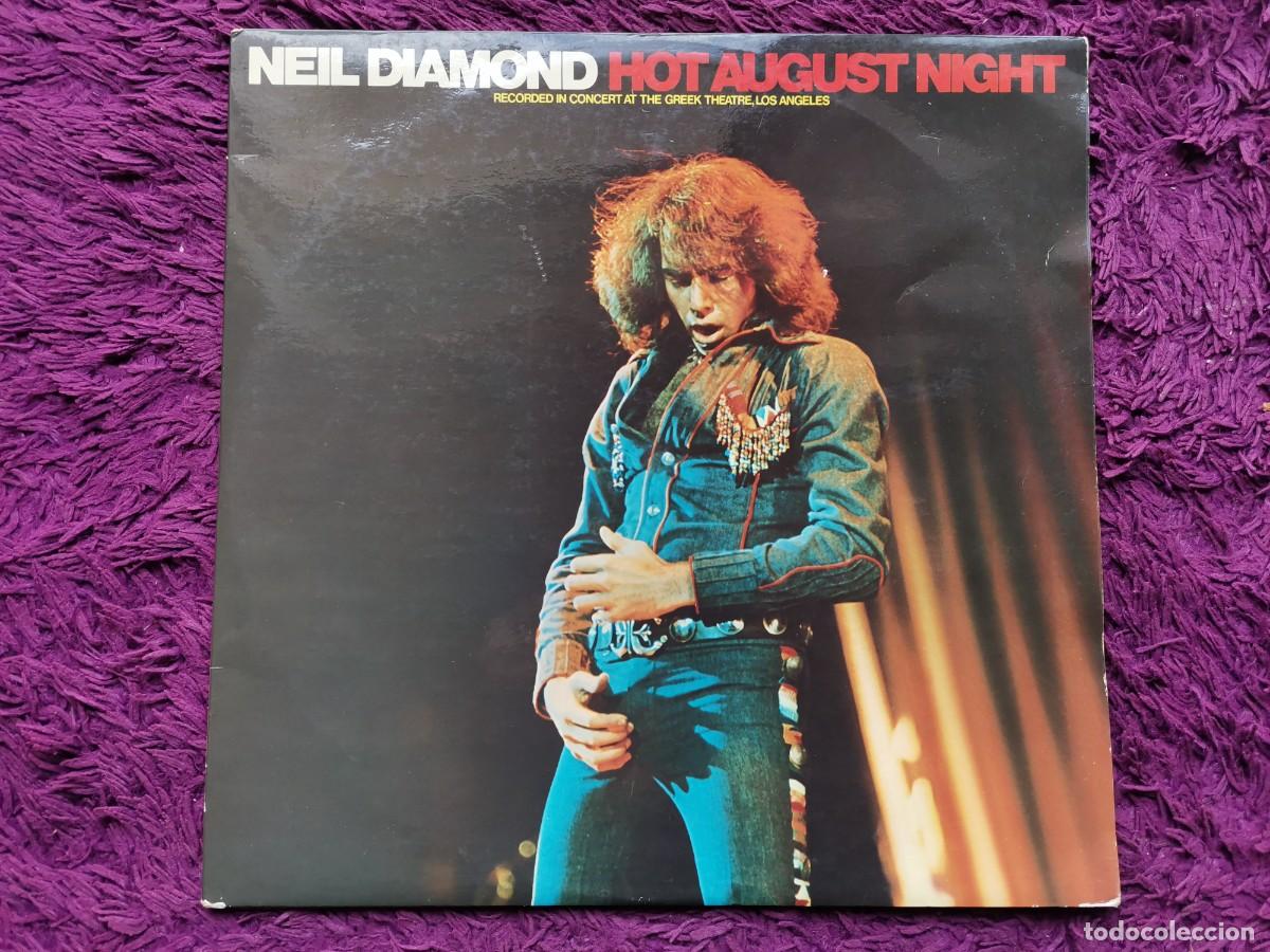 Discos de vinilo: Neil Diamond &ndash; Hot August Night 2 x Vinilo LP 1973 Netherlands Gatefold 5C 182.95005/6