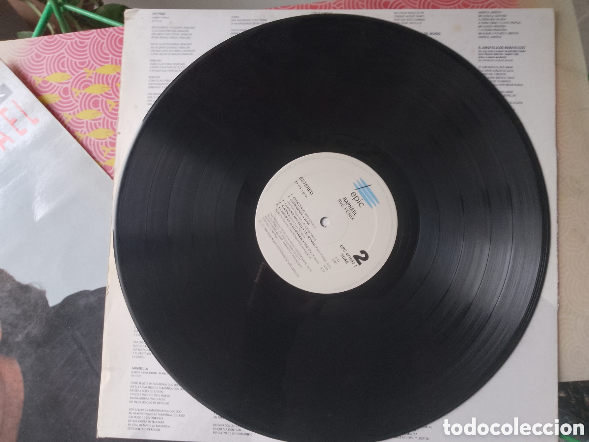 Discos de vinilo: Raphael - Ave F&eacute;nix - epic 1992 - Foto 4
