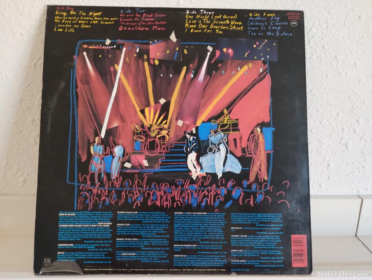 Discos de vinilo: Disco de Vinilo de Sting doble &rdquo;Bring on the night&rdquo; - Foto 2