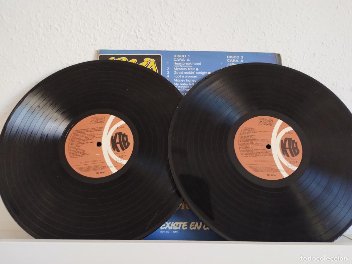 Discos de vinilo: Disco de Vinilo Elvis Presley doble &rdquo;40 Mayores Exitos&rdquo; - Foto 3