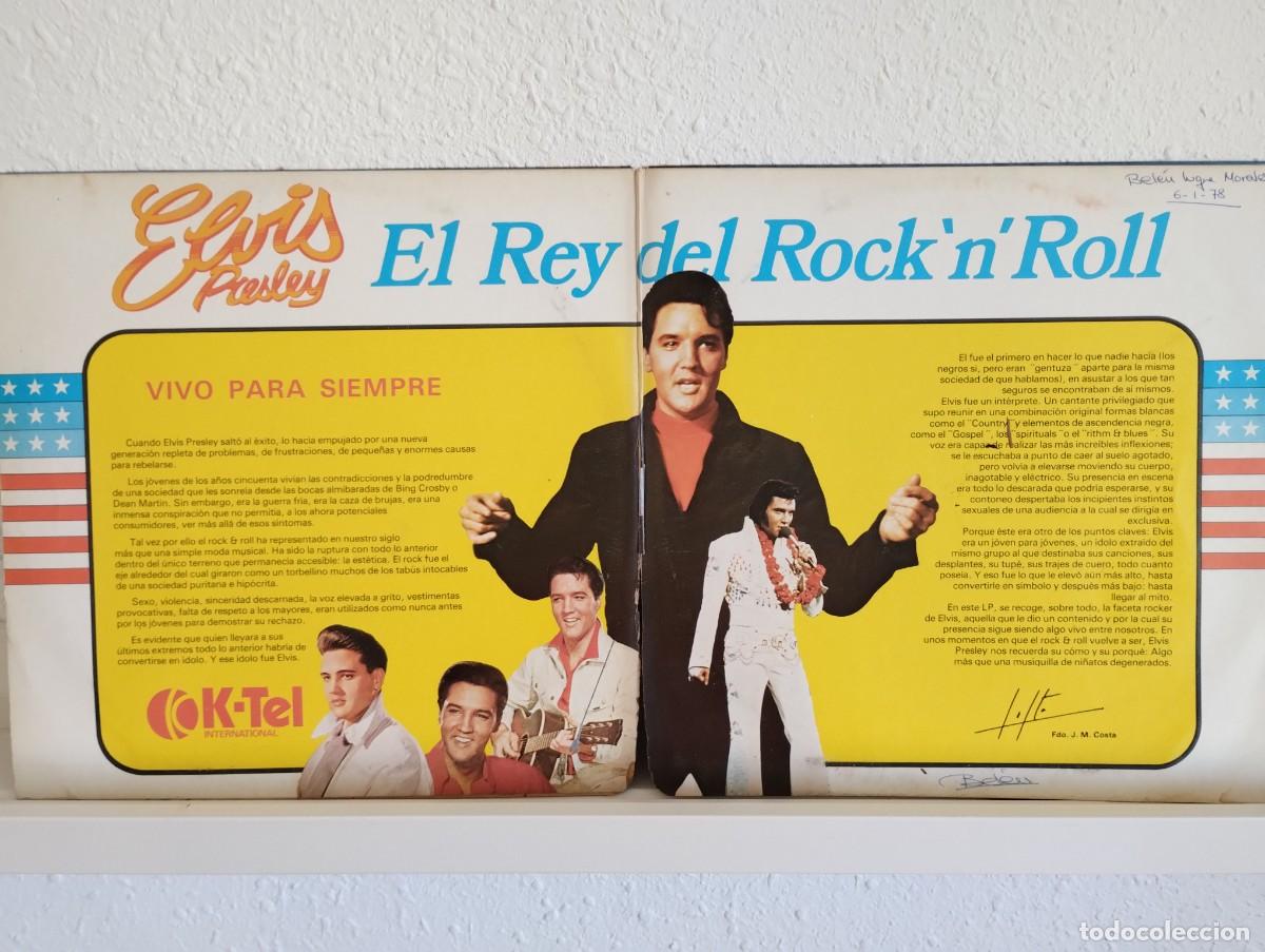 Discos de vinilo: Disco de Vinilo Elvis Presley doble &rdquo;40 Mayores Exitos&rdquo; - Foto 4