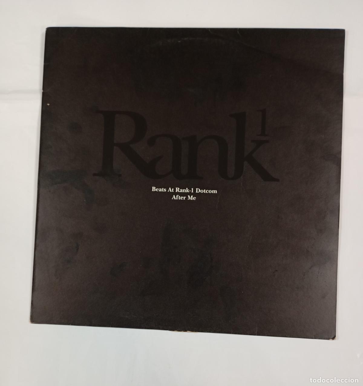 Discos de vinilo: RANK. BEATS AT RANK 1 DOTMCOM. AFTER ME. MAXI-SINGLE. TDKDA62