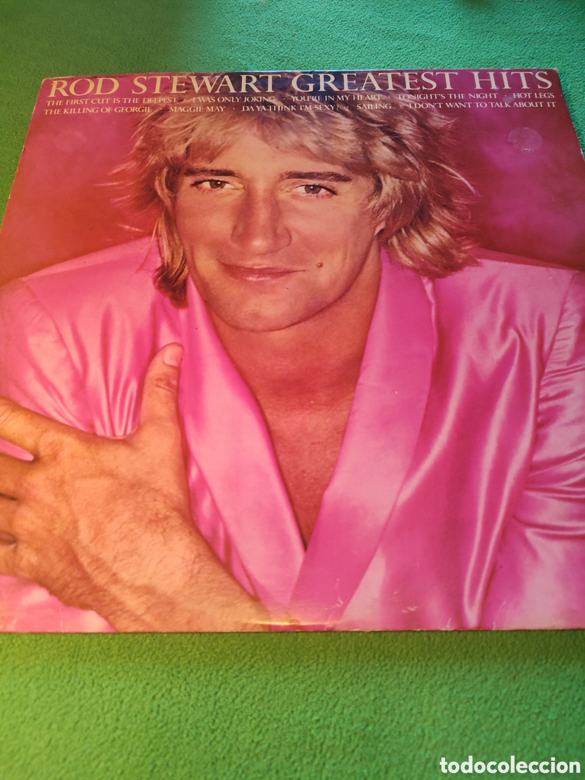 Discos de vinilo: Rod Stewart - Greatest Hits edici&oacute;n inglesa