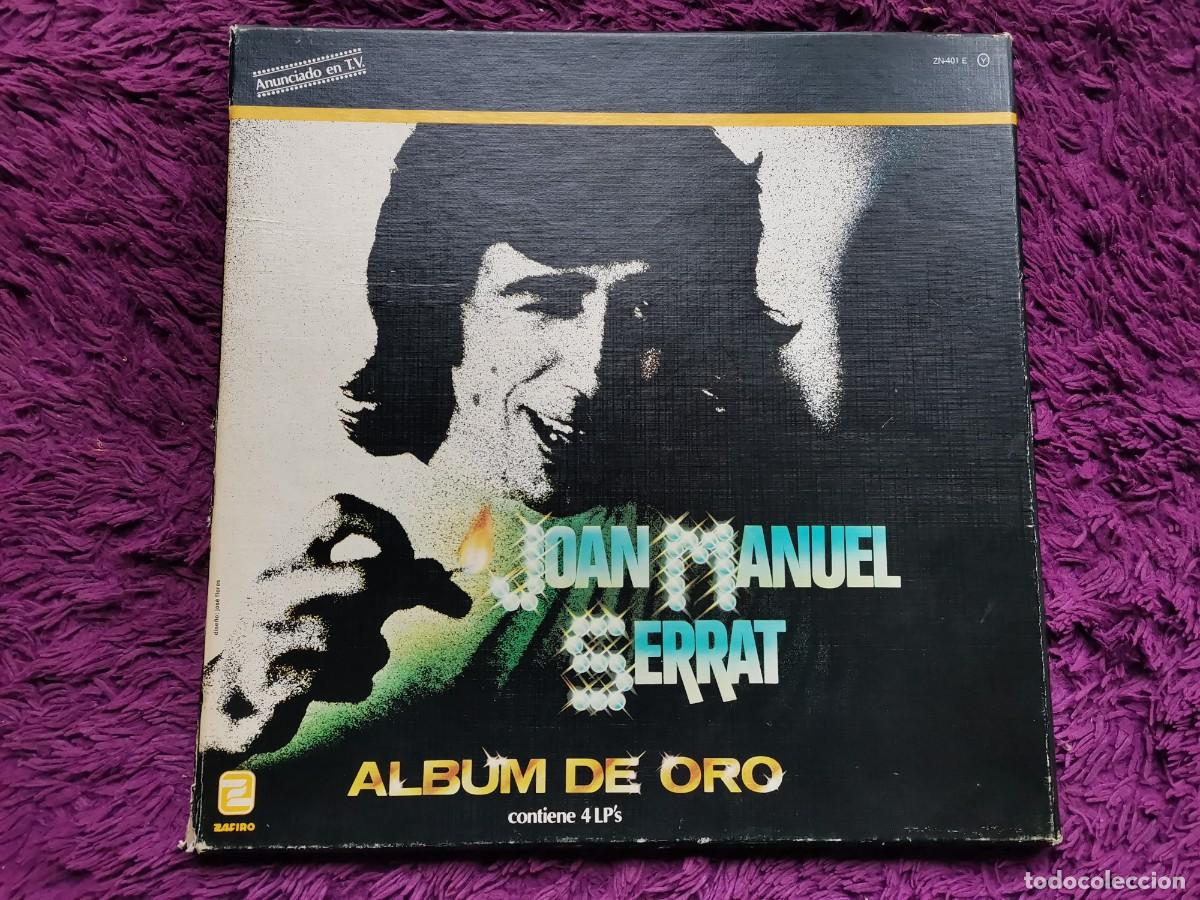 Discos de vinilo: Joan Manuel Serrat &ndash; &Aacute;lbum De Oro 4 x Vinilo Box LP 1981 Spain ZN-401 E