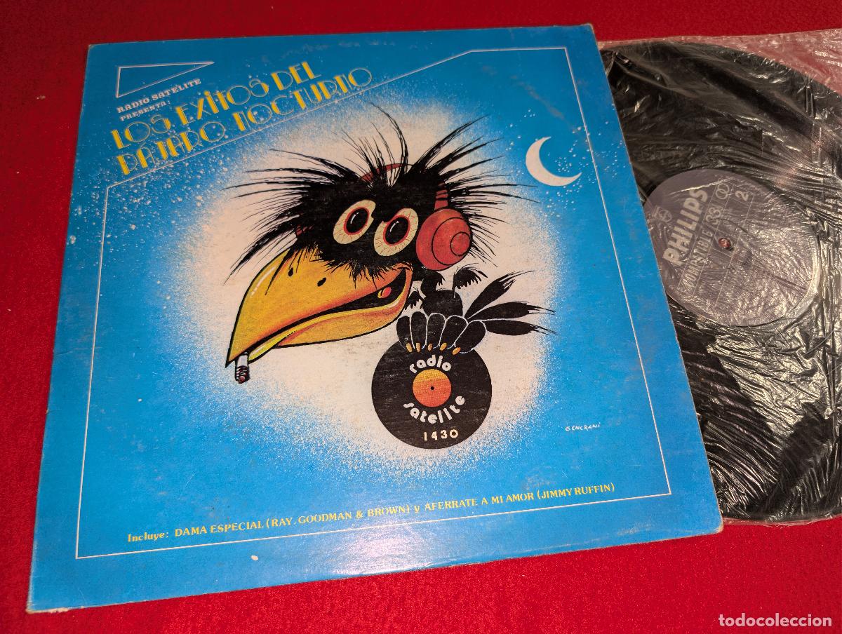 Discos de vinilo: LOS EXITOS DEL PAJARO NOCTURNO Radio Satelite LP 1980 VENEZUELA Voyager+Partner+Gap Band+Ruffin++
